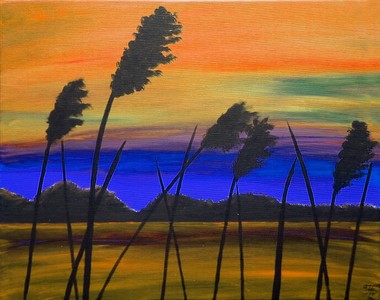 Rushes in the dark 7  auf Acryl-Glas